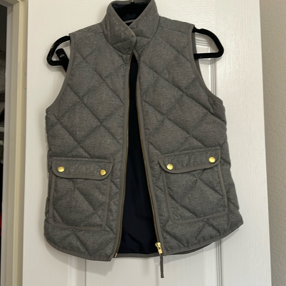J crew quilted vest
